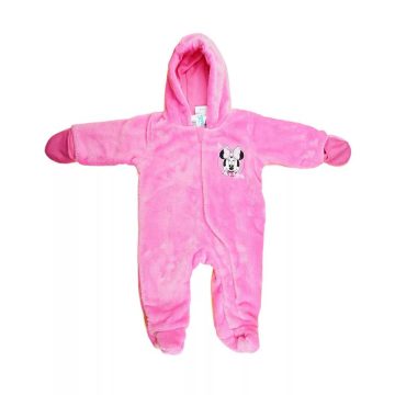   Kapucnis wellsoft baba overál Minnie egér mintával (62) - pink
