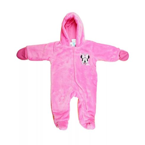 Kapucnis wellsoft baba overál Minnie egér mintával (62) - pink
