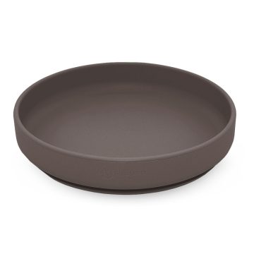   P&M Szilikon tányér tapadókoronggal Take&Match Bitter Cocoa 6m+