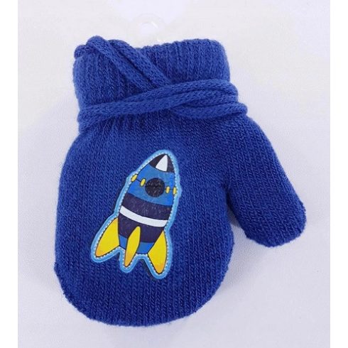 Yo! Bébi kesztyű 10 cm - Kék/űrhajós