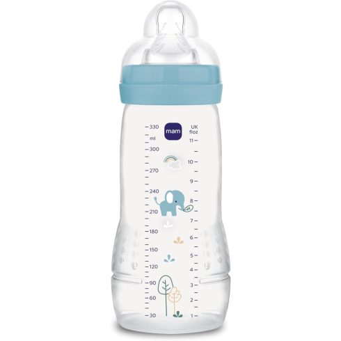 Mam Easy Active 4+ cumisüveg 330 ml - kék elefánt