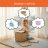Zopa szivacs puzzle 30x30 cm 9db - Hazel Brown