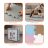 Zopa szivacs puzzle 30x30 cm 9db - Sugar Pink