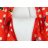 Disney Minnie bélelt kapucnis bébizsák 68-74 piros
