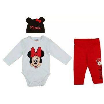 Disney Minnie 3 részes pamut baba szett (80)
