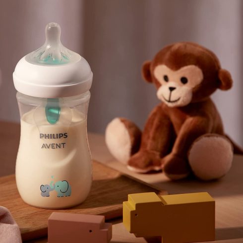Philips AVENT Natural Response with Airfre 260 ml cumisüveg 1hó+ elefánt 