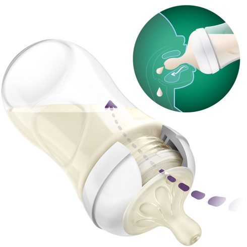 Philips AVENT SCY930/01 Natural Response üvegből készült cumisüveg 120 ml, 0hó+