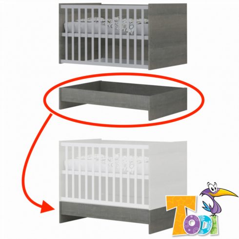 Todi Cube 2 – magasító kiságy alá