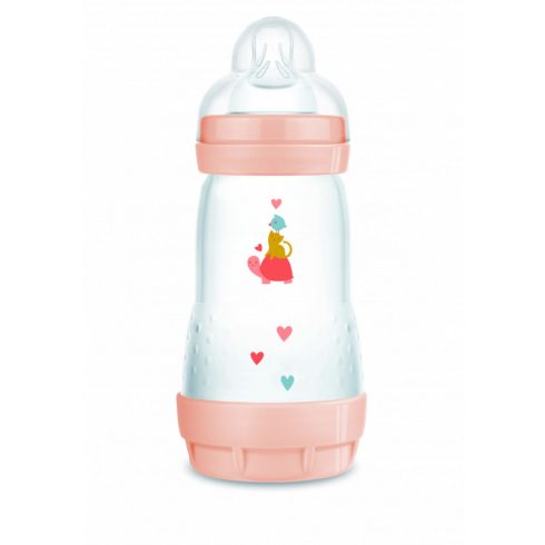Mam 260 ml  Anti-Colic 2+ cumisüveg - korall teknős