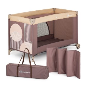   PETITE&MARS Nyja 1 szintes utazóágy - Elegant Dreamlines Mocha