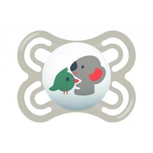 Mam perfect  szilikon nyugtató cumi 2-6  hó - Szürke/koala