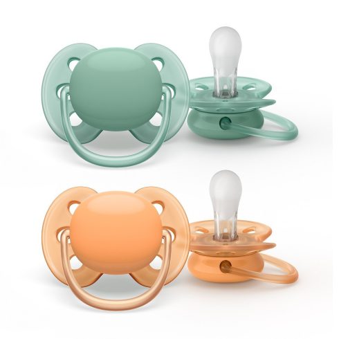 Philips AVENT SCF091/03 Ultrasoft Premium játszócumi 0-6hó neutral , 2 db