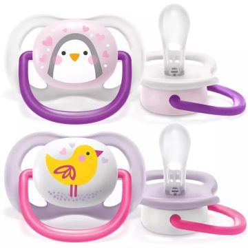 Avent Ultra air Animals 0-6hó játszócumi - lányos