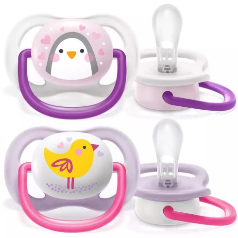Avent Ultra air Animals 0-6hó játszócumi - lányos