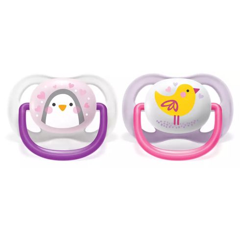 Avent Ultra air Animals 0-6hó játszócumi - lányos