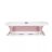   Chipolino Isla összecsukható kád hálós babatartóval 81 cm - Pink