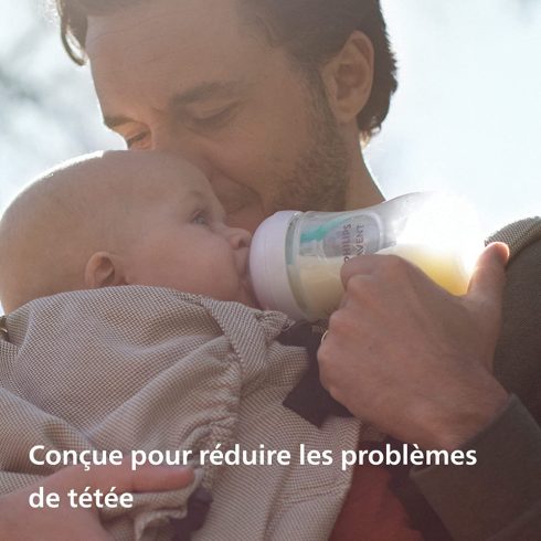 Philips AVENT Natural Response 260 ml cumisüveg 1hó+ kék