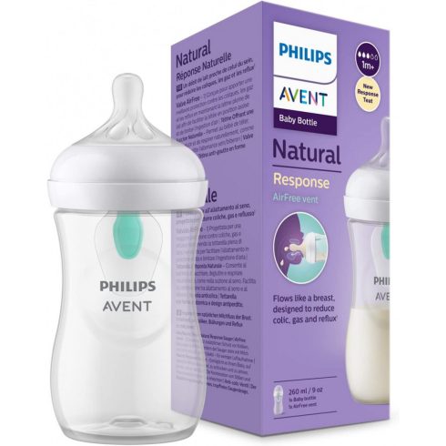 Philips AVENT Natural Response with Airfre 260 ml cumisüveg 1hó+