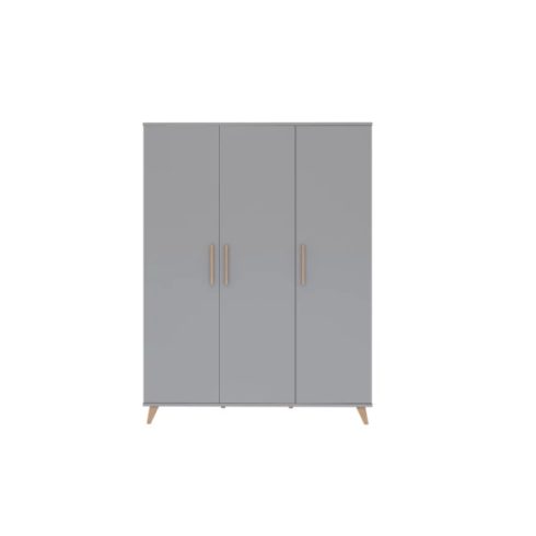 Flip Grey 3 osztású szekrény