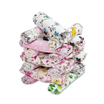 Textil pelenka (fehér,színes,mintás)