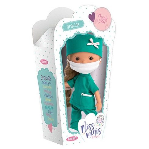 Llorens: Miss Minis ápolónő baba 26cm