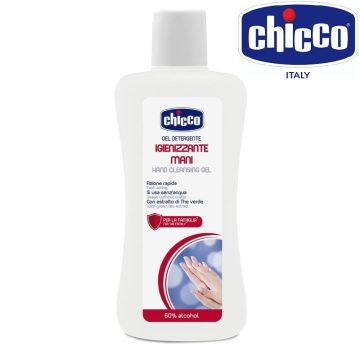   Chicco kéztisztító gél 200 ml - zöldtea-kivonattal  3év +