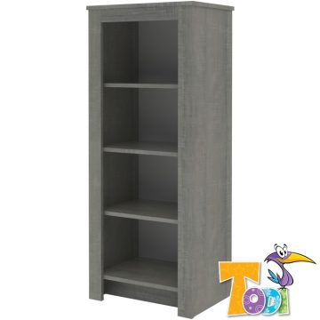   Todi Cube 2 – keskeny nyitott polcos szekrény (140 cm magas)