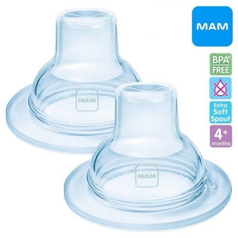 Mam 4+ extra puha ivócsőr - cumisüveghez és tanulópohárhoz 2db