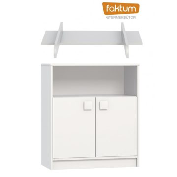   Faktum Eco Line komód + toldalék komódhoz - Fehér (Kiállított,csomagolás nélkül!) 