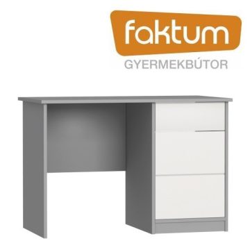   Faktum Alda Selyemszürke  íróasztal - Arctic szürke / selyemfényű fehér 
