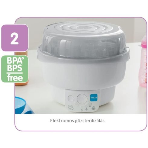MAM Elektromos üvegsterilizáló és expressz cumisüveg - melegítő 