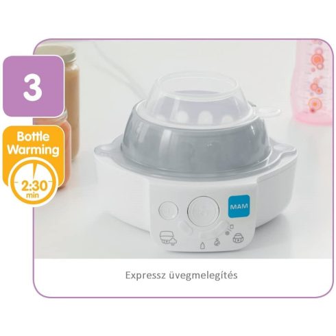 MAM Elektromos üvegsterilizáló és expressz cumisüveg - melegítő 