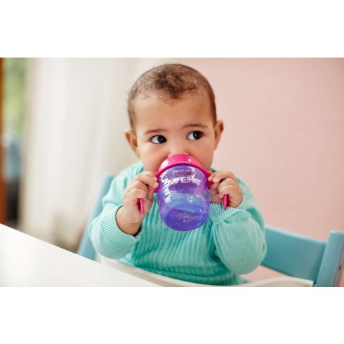 Avent Itatópohár Classic 200 ml 6+ rózsaszín/lila